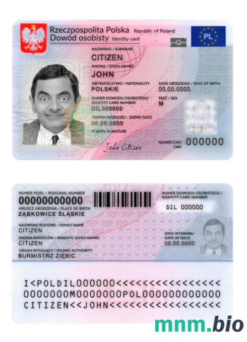 Karta identyfikacyjna Polski 2023-obecnie